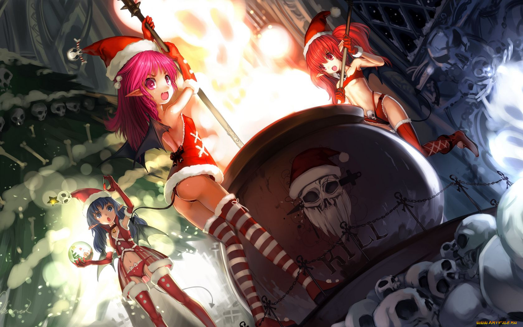 , merry, chrismas, winter